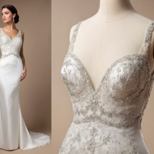 Vestido de Novia Glamour Old Hollywood